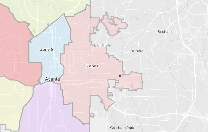 APD Zones.